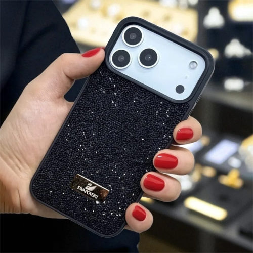 Оригинален калъф с кристали Swarovski за iPhone 18 Pro гръб