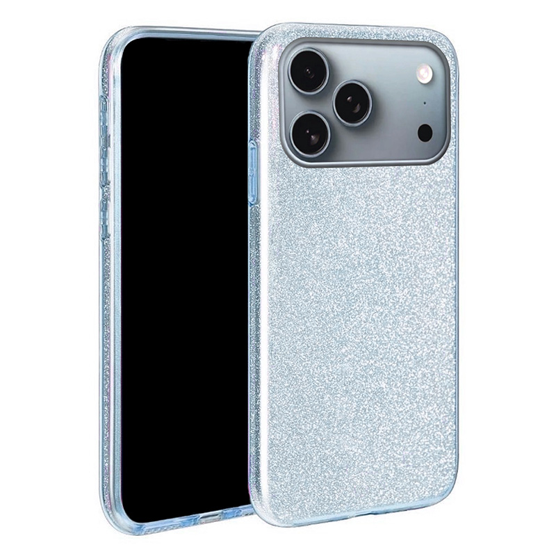 Оригинален калъф с кристали за iPhone 18 Pro син