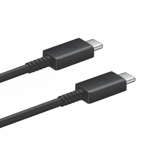 Оригинален Samsung КАБЕЛ (25w) USB-C to USB-C (1m) – Черен (плик) EP-DA705BBEGWW-BULK