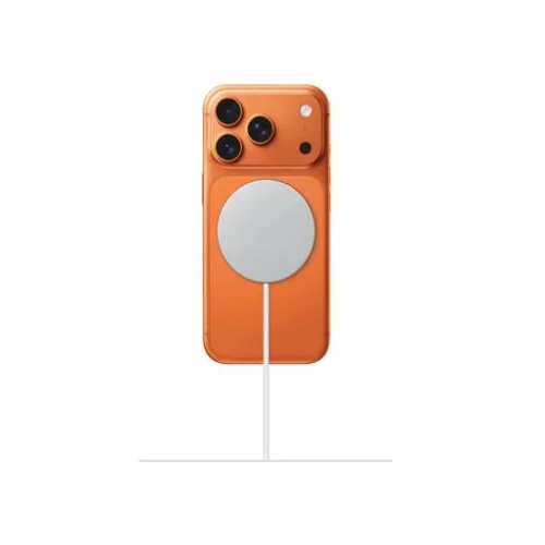 Оригинално Безжично Магнитно USB-C Зарядно APPLE за iPhone, Magsafe Charger 15W MHXH3ZM/A, Бял