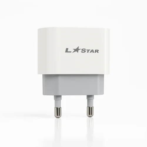PD 20W 2в1 L✮STAR USB-C адаптер с кабел за USB-C към Lightning