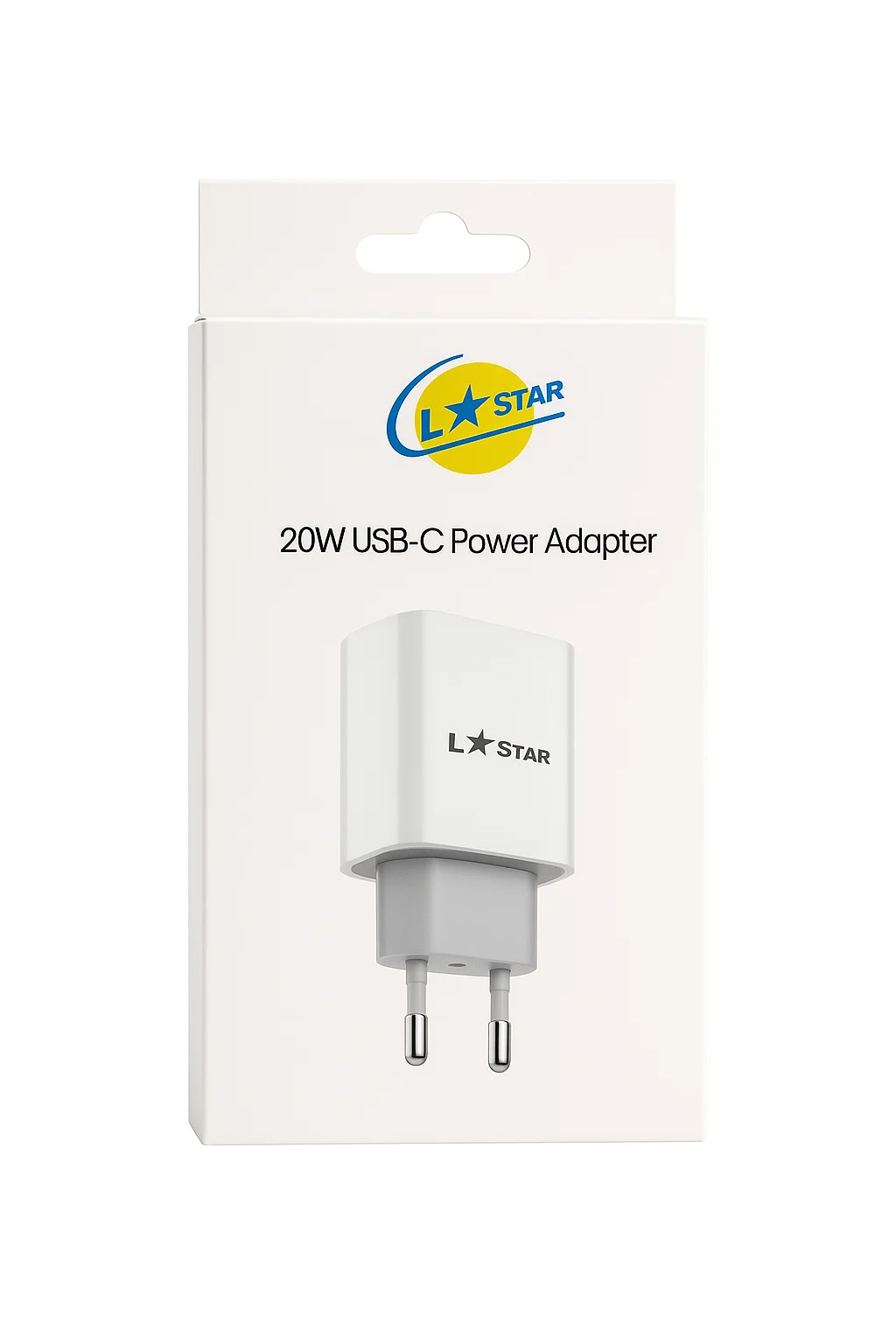 PD 20W 2в1 L✮STAR USB-C адаптер с кабел за USB-C към Lightning