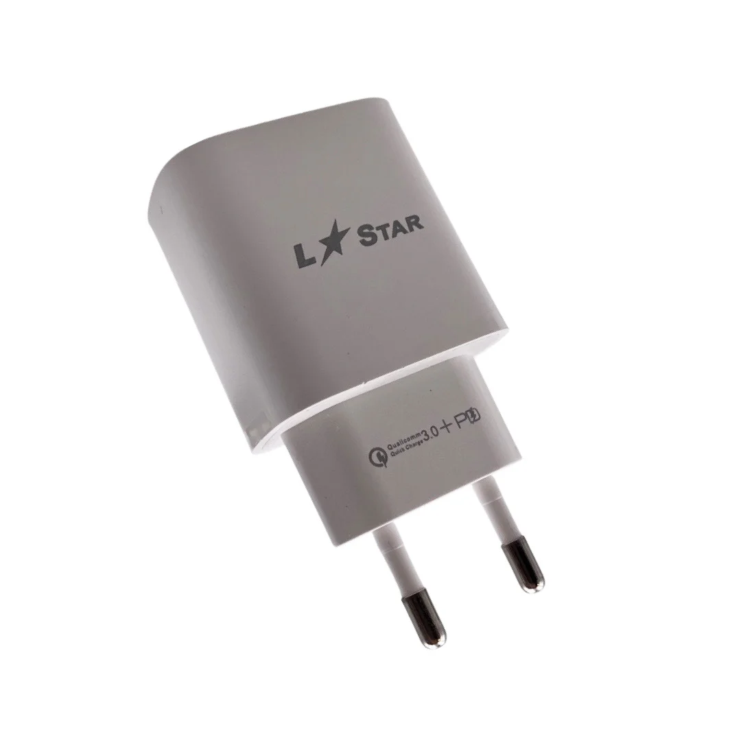 PD20W L✮STAR 2в1 TC-11 FAST 2изх. USB-C + QC3.0 Type-C към Lightning