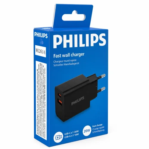 PHILIPS 38W DLP4325AB/12 Адаптер PD20W + QC18W
