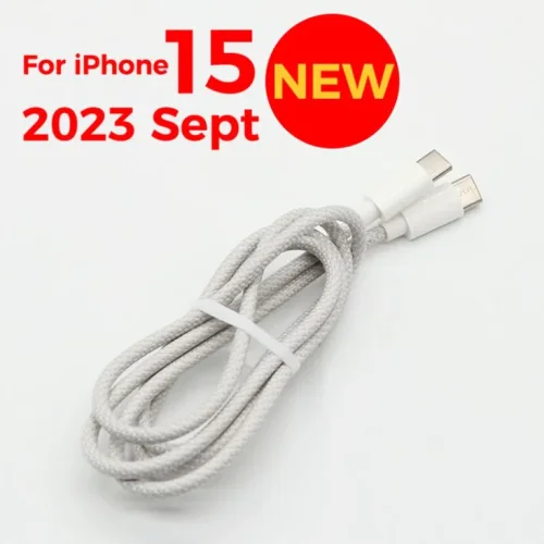 Плетен foxкабел iPh15серията Type-C към Type-C PD40W