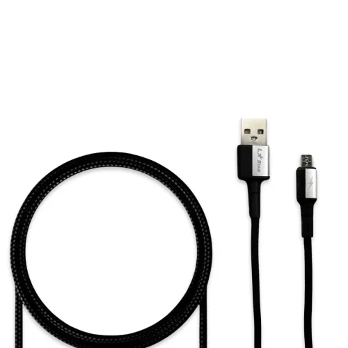 Плетен кабел L✮STAR LS-09 Type-C към Type-C – Черен