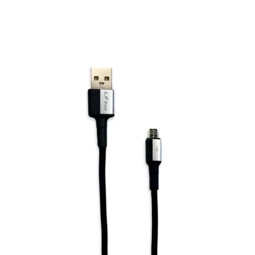 Плетен кабел L✮STAR LS-09 Type-C към Type-C – Черен
