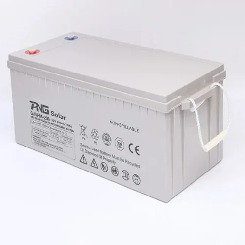 PNG батерия Гел батерия с преден терминал 6GFM200G (12V/200Ah) европейски стандарт