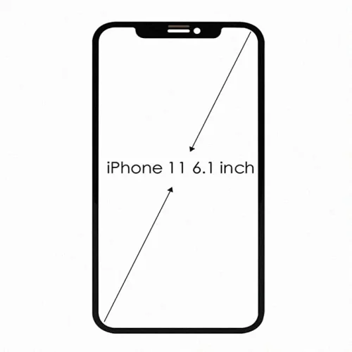 Предно стъкло (части) за iPhone 11 6.1″ – Черен
