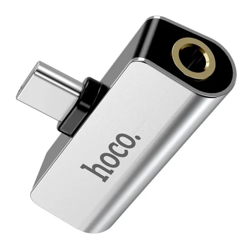 Преходник LS26 HOCO USB-C към USB-C + 3.5mm