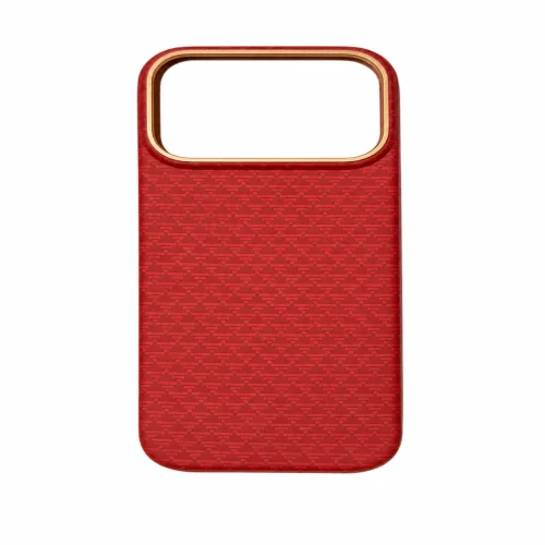 Premium Carbon Case PKA TP-106 за iPhone 17 Air – Червен