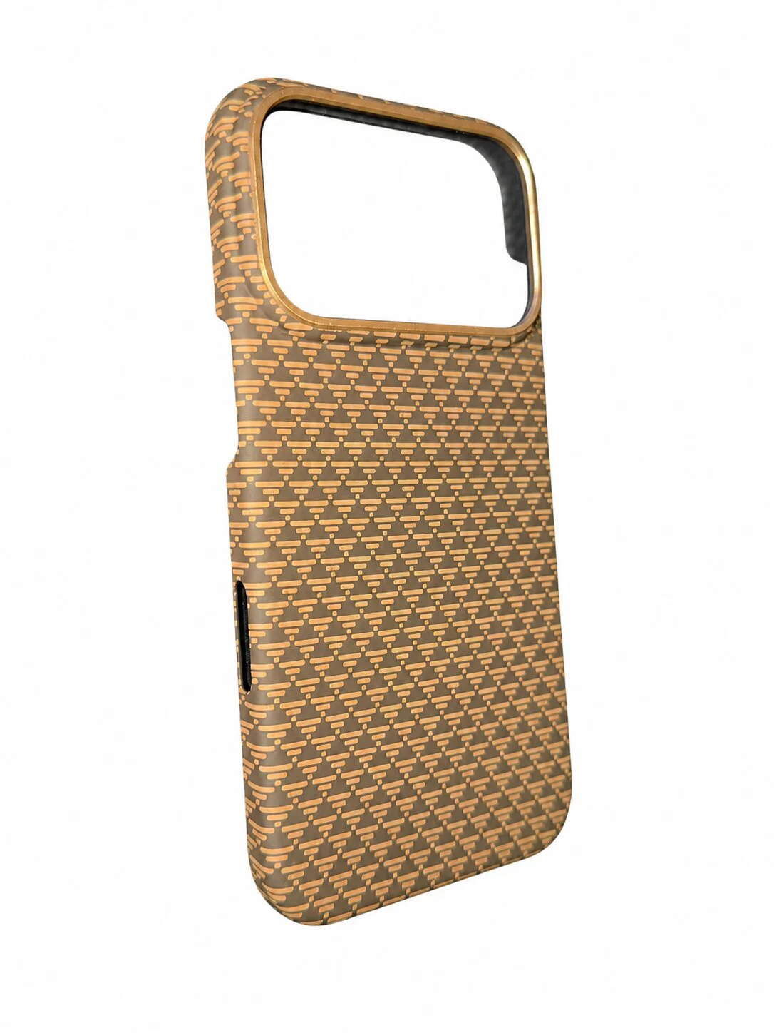 Premium Carbon Case PKA TP-106 за iPhone 17 Air – Кафяв