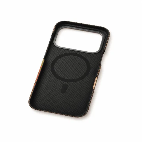 Premium Carbon Case PKA TP-106 за iPhone 17 Pro / 18 Pro – Черен