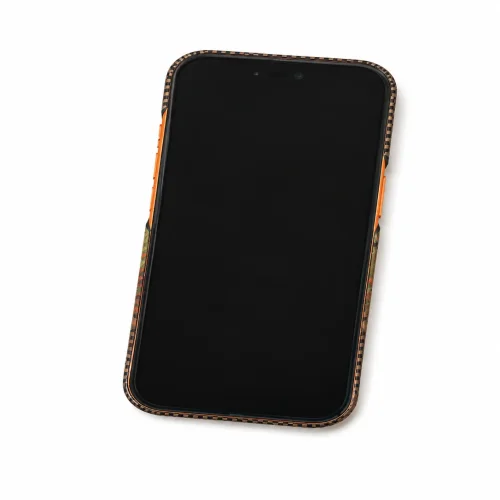 Premium Carbon Case PKA TP-106 за iPhone 17 Pro / 18 Pro – Оранжев