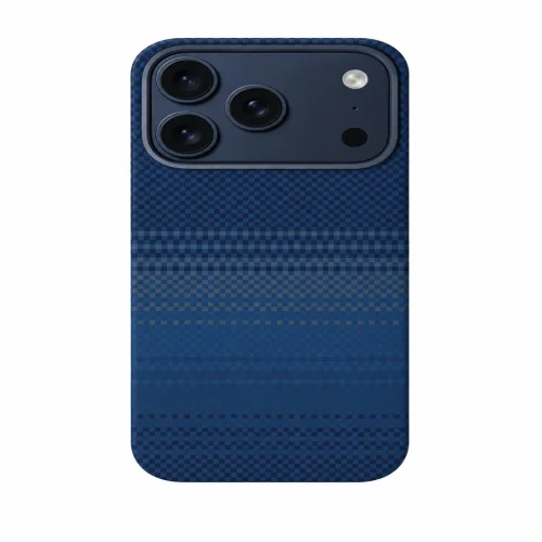 Premium Carbon Case PKA TP-106 за iPhone 17 Pro / 18 Pro – Син