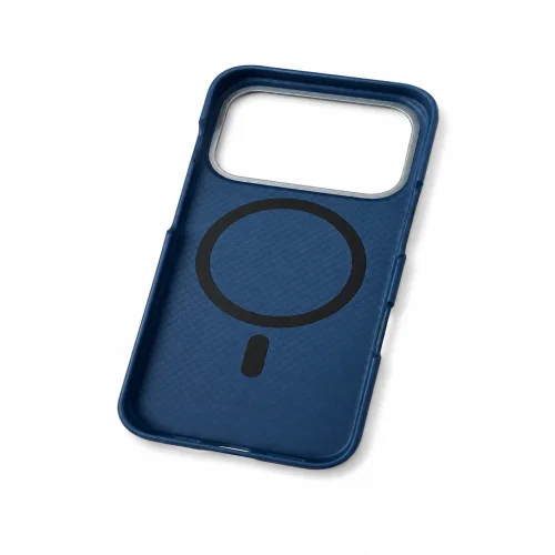 Premium Carbon Case PKA TP-106 за iPhone 17 Pro / 18 Pro – Син