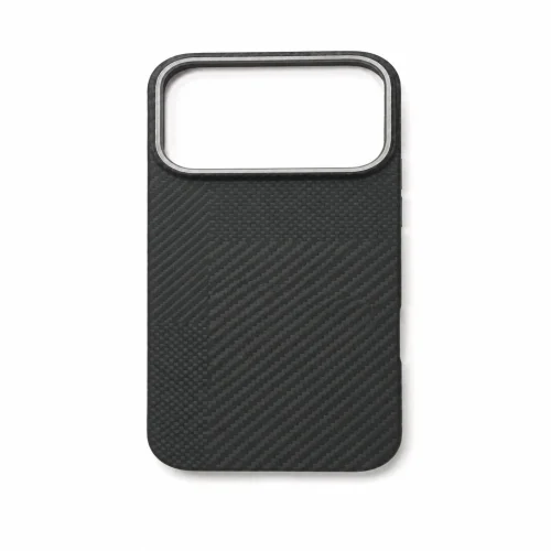 Premium Carbon Case PKA TP-106 за iPhone 17 Pro Max / 18 Pro Max – Черен