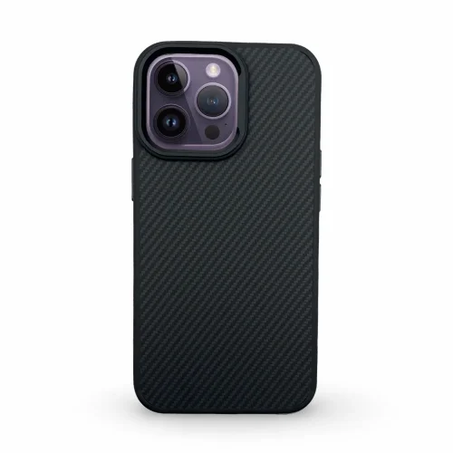 Premium Carbon Case TP-103 за iPhone 13 Pro – Space Black