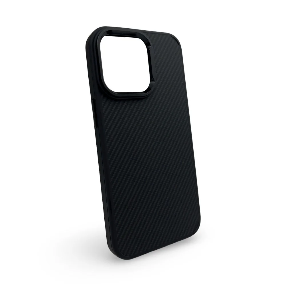 Premium Carbon Case TP-103 за iPhone 16 Plus – Space Black