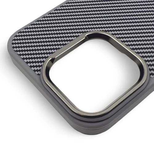 Premium Carbon Case TP-103 за iPhone 17 Pro / 18 Pro – Titanium сив