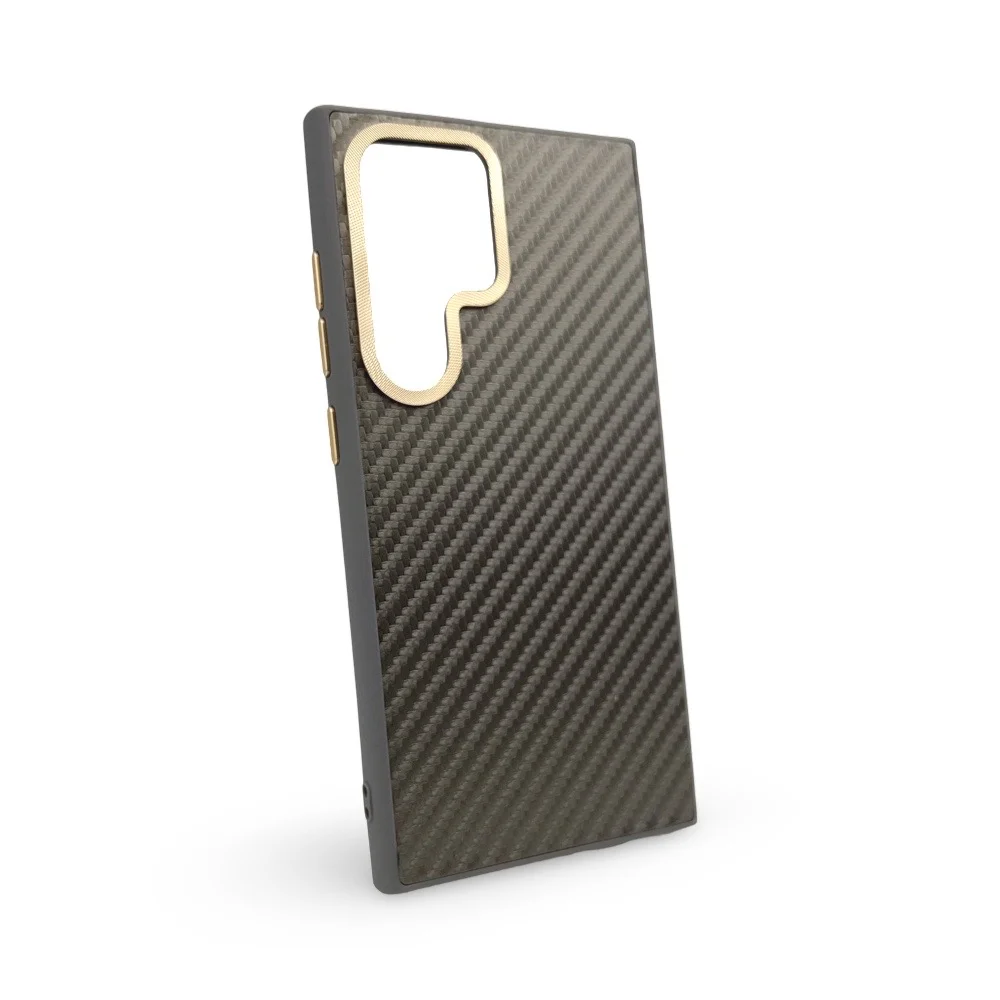 Premium Carbon Case TP-104 за Samsung S24 Plus – Златист