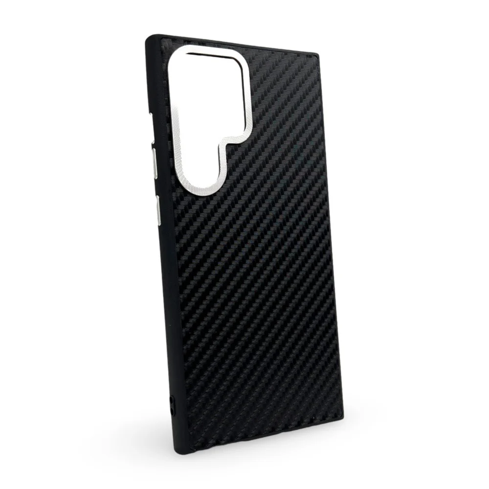 Premium Carbon Case TP-104 за Samsung S24 – Space Black