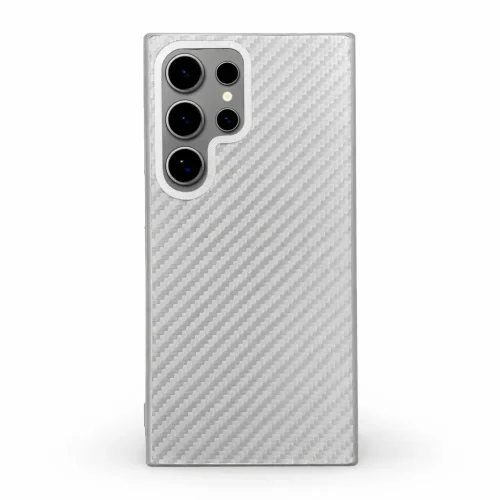 Premium Carbon Case TP-104 за Samsung S26 Plus – Сив Металик
