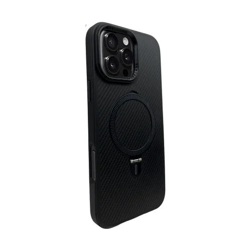 Premium Carbon MagSafe Case TP-100 за Samsung S25 Ultra – Space Black