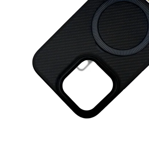 Premium Carbon MagSafe Case TP-100 за Samsung S25 Ultra – Space Black