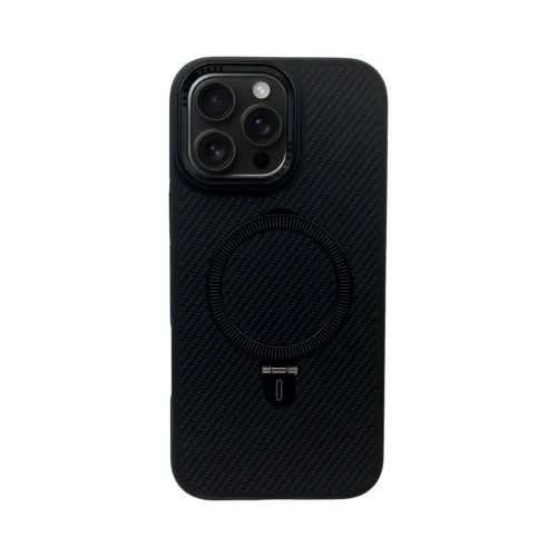 Premium Carbon MagSafe Case TP-100 за Samsung S26 – Space Black
