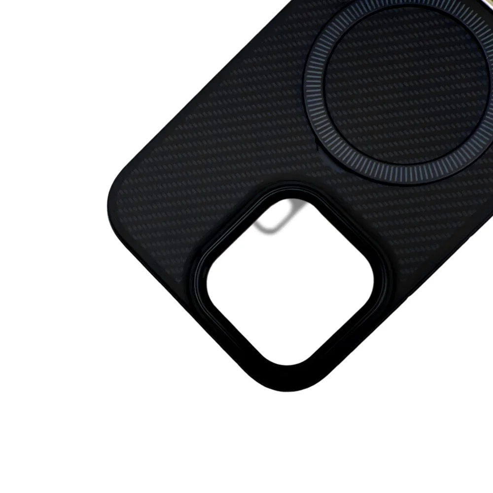 Premium Carbon MagSafe Case TP-100 за Samsung S26 Ultra – Space Black