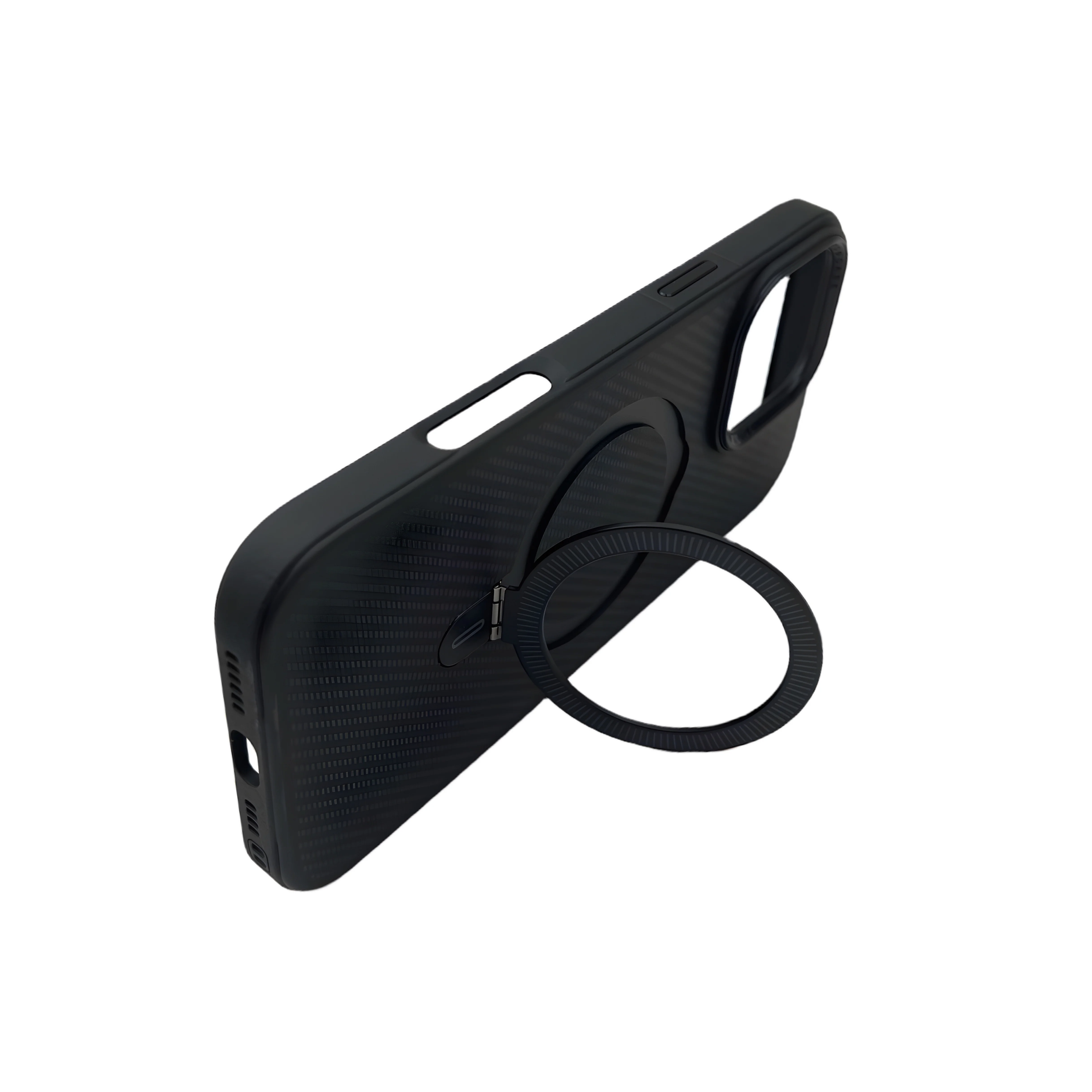 Premium Carbon MagSafe Case TP-100 за Samsung S26 Ultra – Space Black