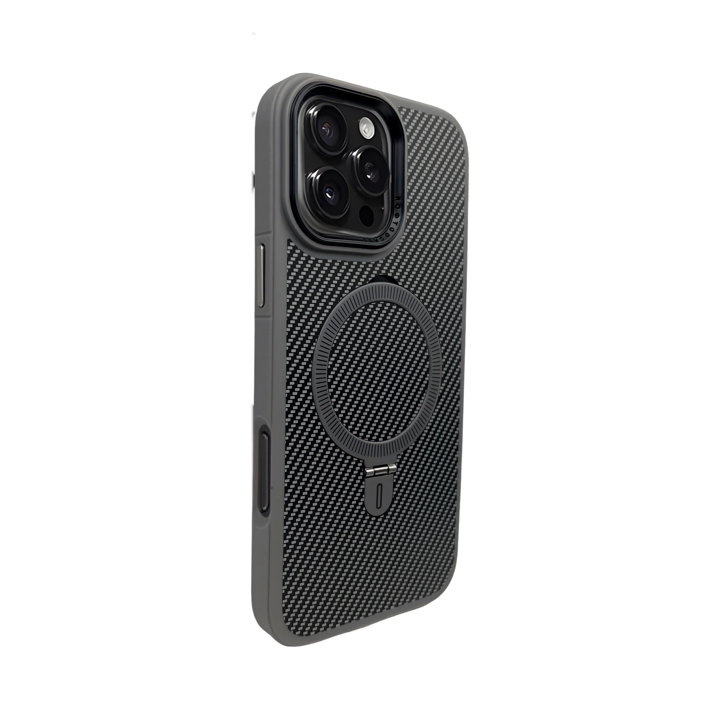 Premium Carbon MagSafe Case TP-100 за Samsung Z Fold 6 – Titanium Сив
