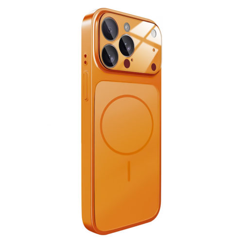 Премиум калъф за iPhone 18 Pro Max оранжев
