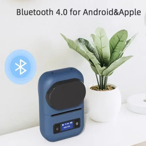 Преносим Bluetooth термичен принтер Lite PT-260 – Бял (Моби приложение)