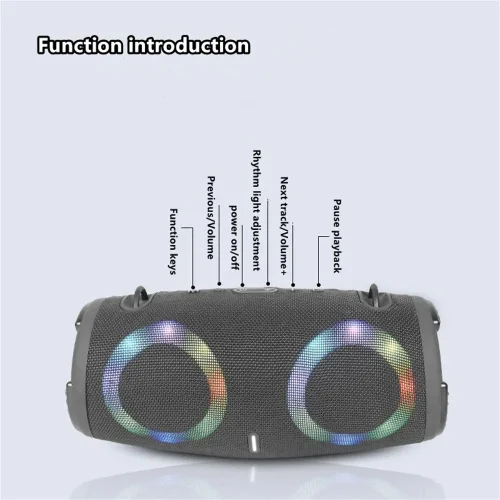 Преносим Bluetooth високоговорител ZQS-L27 50W BASS – Камуфлаж