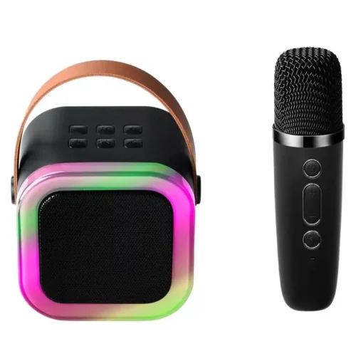 Преносима тонколона K12 RGB осветление – Черен