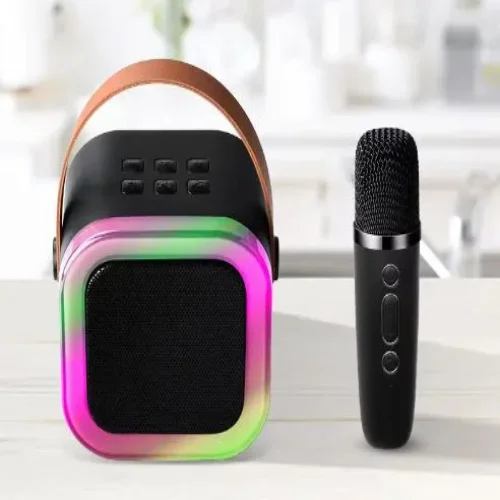 Преносима тонколона K12 RGB осветление – Черен