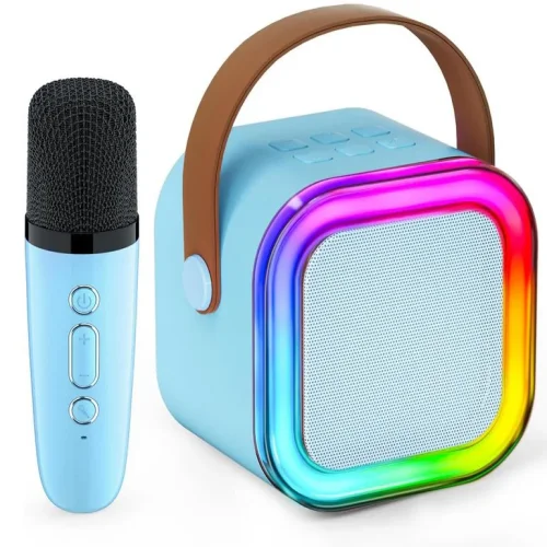Преносима тонколона K12 RGB осветление – Син