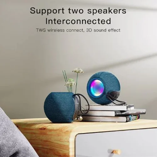 Преносима тонколона KISONLI G3 RGB осветление – Черен