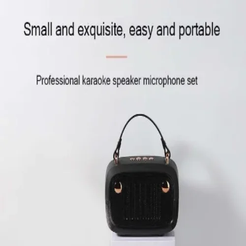 Преносима Tонколона KK-01 , BT,USB,SD,FM,AUX LED RGB – Черен