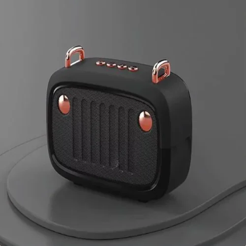Преносима Tонколона KK-01 , BT,USB,SD,FM,AUX LED RGB – Черен