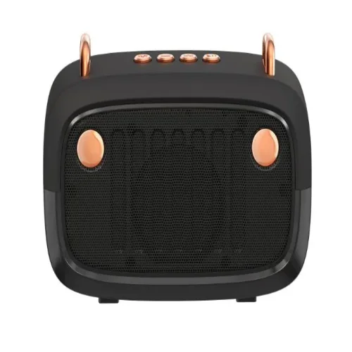 Преносима Tонколона KK-01 , BT,USB,SD,FM,AUX LED RGB – Черен