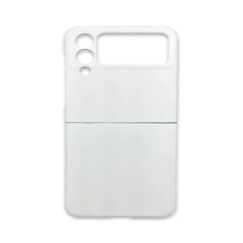 PVC Цветен кейс за Samsung Z FLIP 4 от 2 части – Небесно синьо