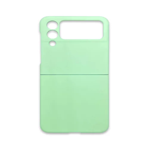 PVC Цветен кейс за Samsung Z FLIP 5 от 2 части – Светло зелен
