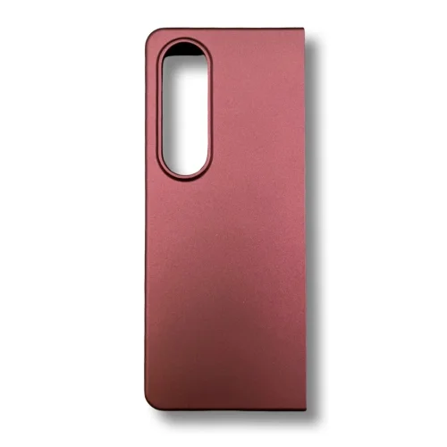 PVC Цветен кейс за Samsung Z FOLD 3 от 2 части – Череша
