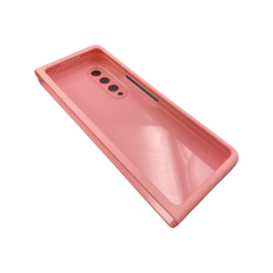PVC Цветен кейс за Samsung Z Fold 3 от 2 части – Розов