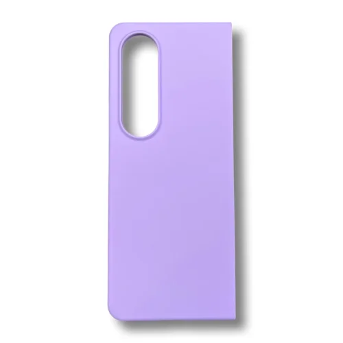PVC Цветен кейс за Samsung Z FOLD 4 от 2 части – Лилав