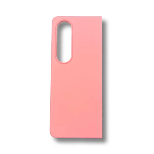 PVC Цветен кейс за Samsung Z FOLD 4 от 2 части – Розов