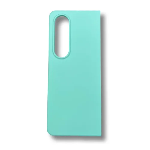 PVC Цветен кейс за Samsung Z FOLD 4 от 2 части – Светло Син
